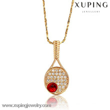 32075-Xuping en stock joyería colgante de tenis de oro